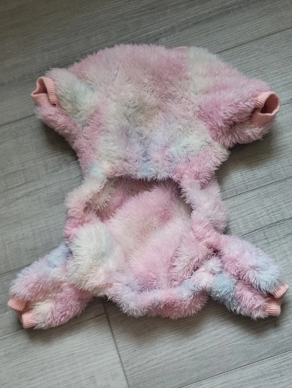 Pink Plush Unicorn Dog One-Piece